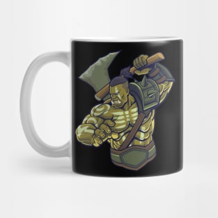 War Craft Orc Warrior in Action Mug